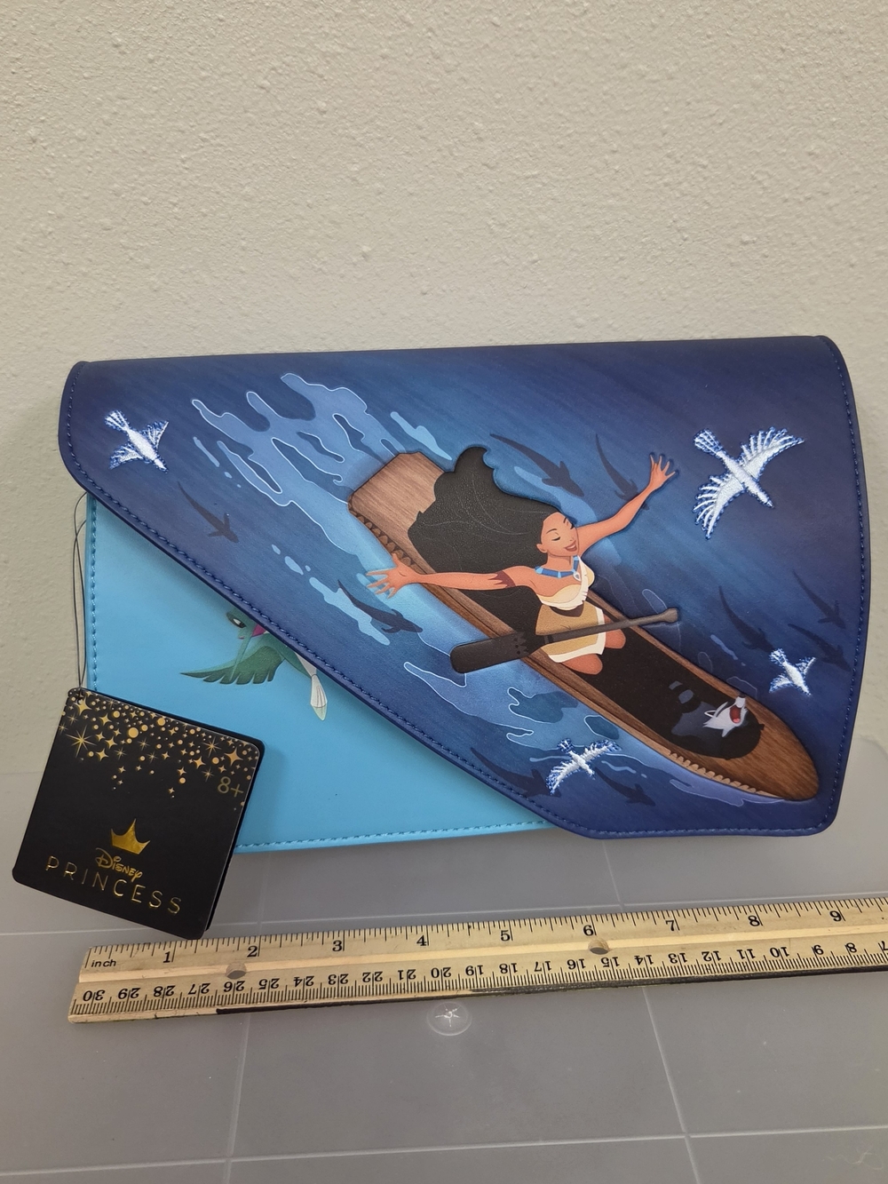Moana Themed Blue Crossbody Bag